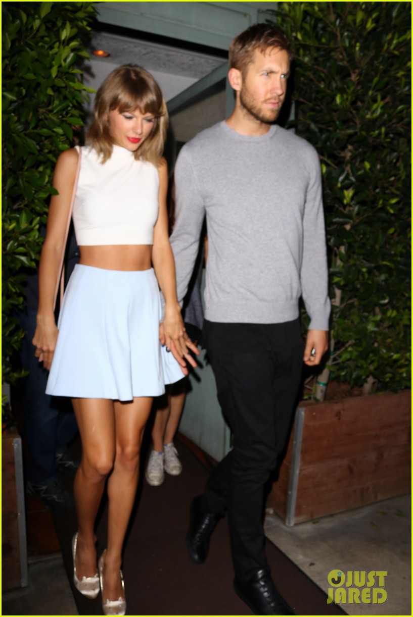 taylor swift calvin harris hold hands for date night dinner 22