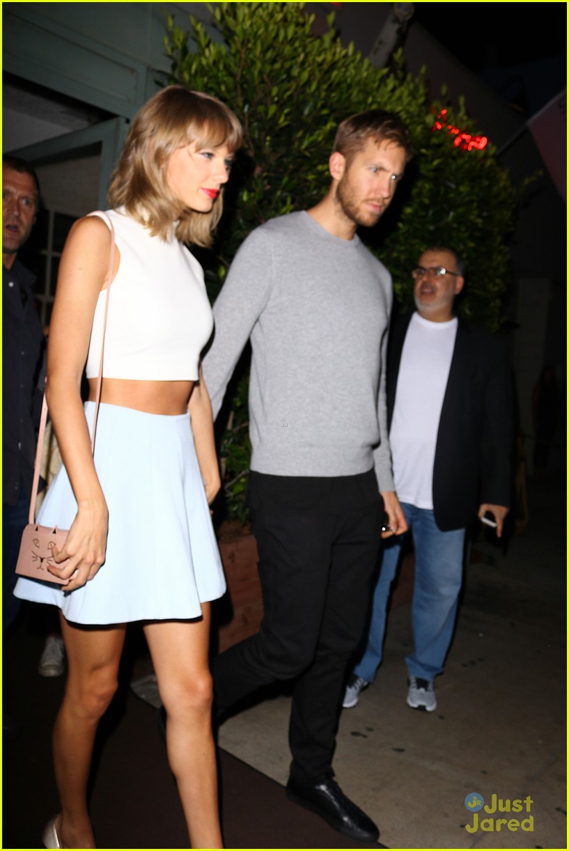 taylor swift calvin harris hold hands for date night dinner 48