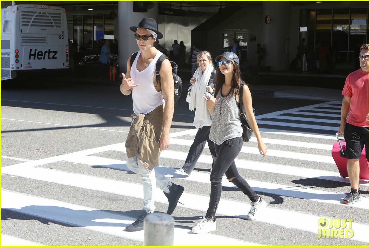 victoria justice pierson fode lax arrival from hawaii 05