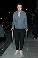 will poulter crutches chiltern night out 12