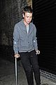 will poulter crutches chiltern night out 14