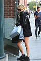 kendall jenner hailey baldwin nyc dinner together new bangs 25