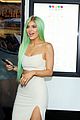 kylie jenner green hair nyc 15