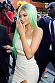 kylie jenner green hair nyc 19