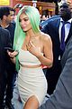 kylie jenner green hair nyc 20