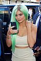 kylie jenner green hair nyc 23