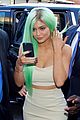 kylie jenner green hair nyc 24