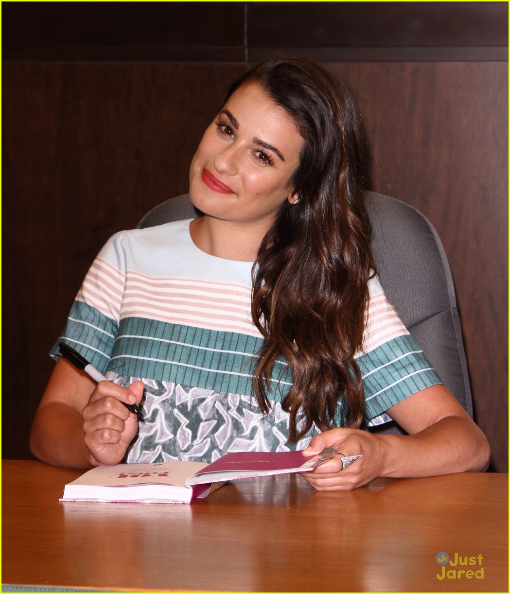 lea michele you first book signing grove 13