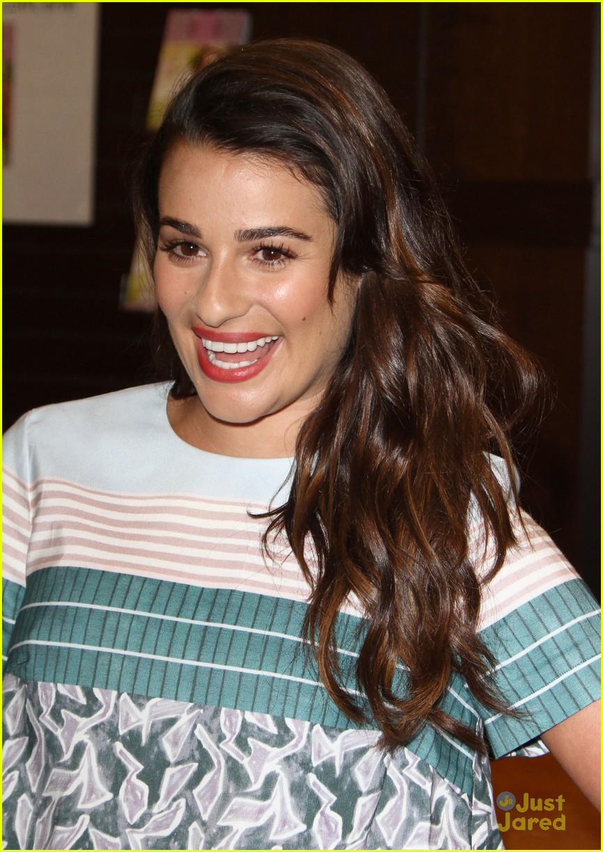 lea michele you first book signing grove 19