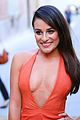 lea michele stuns in plunging dress to promote scream queens 04