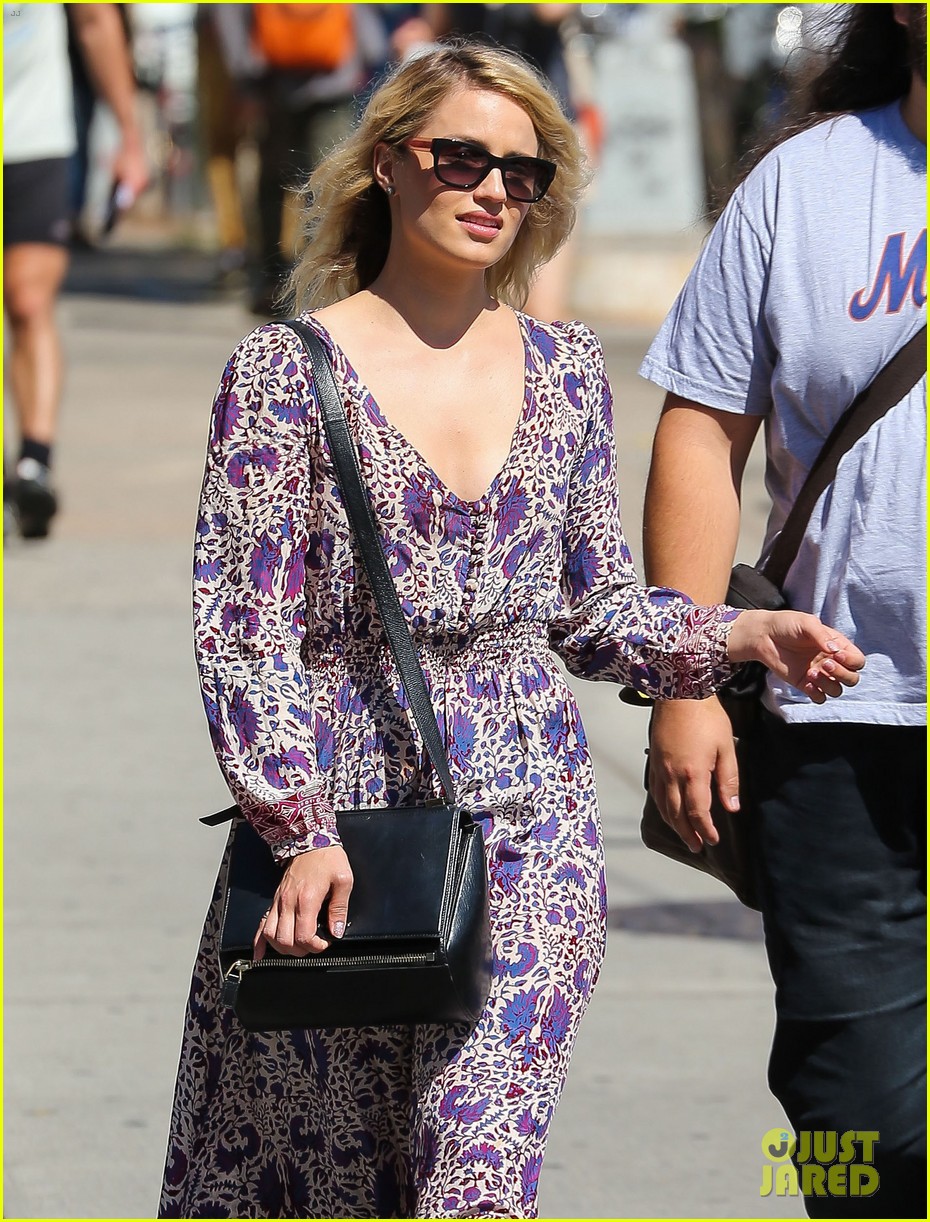 lea michele dianna agron heather morris separate saturday outings 13