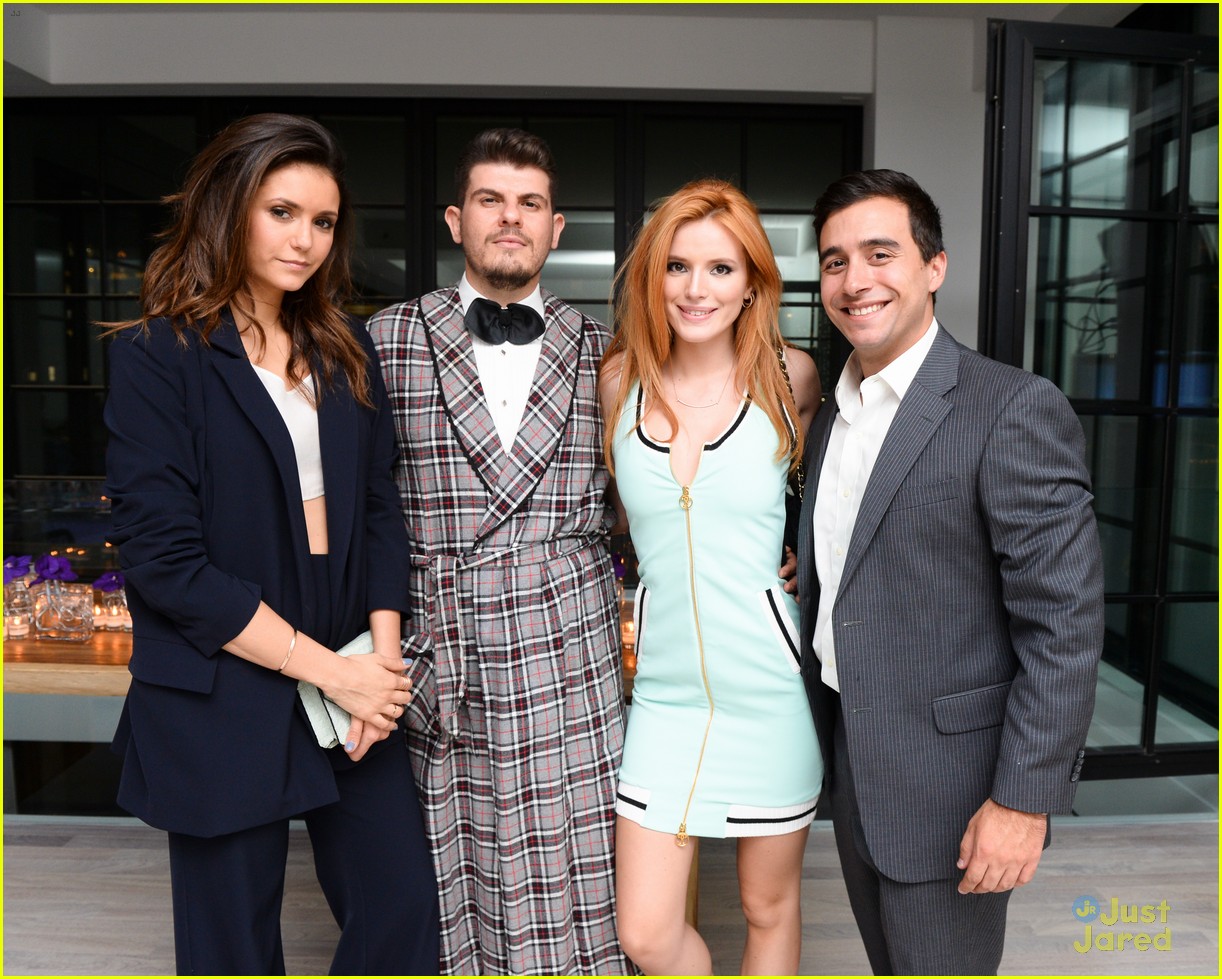 nina dobrev austin stowell couple up at founding member launch 03