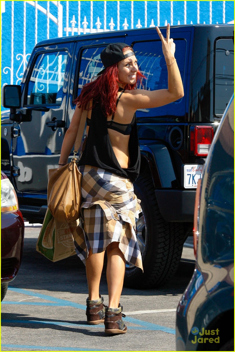 sharna burgess nick carter people watch party after dwts practice 16
