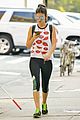 victoria justice lips tee workout nyc 16