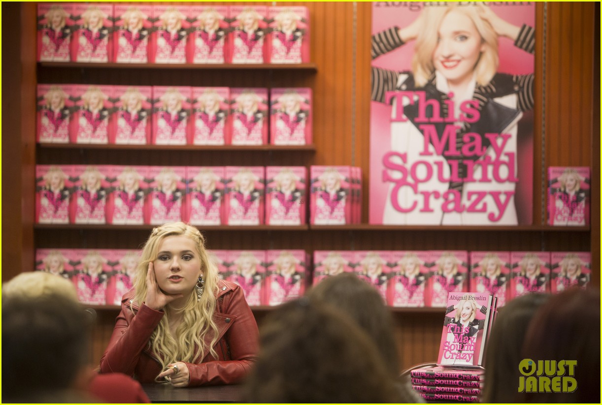 abigail breslin book launch takeover 10