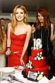 bella thorne 18th bday party friends red dress 07