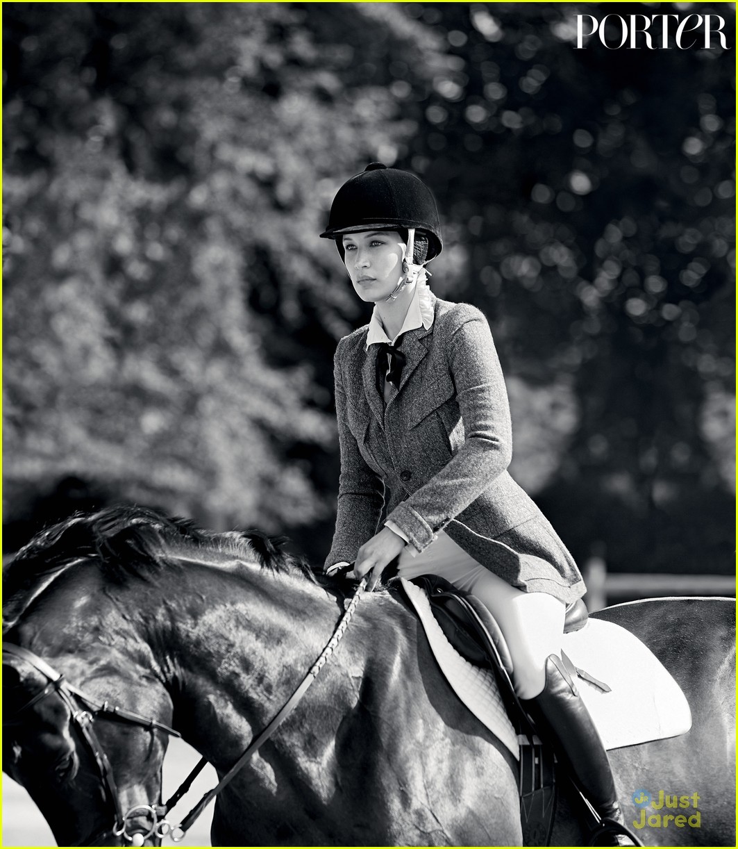 bella hadid equestria porter winter issue 04