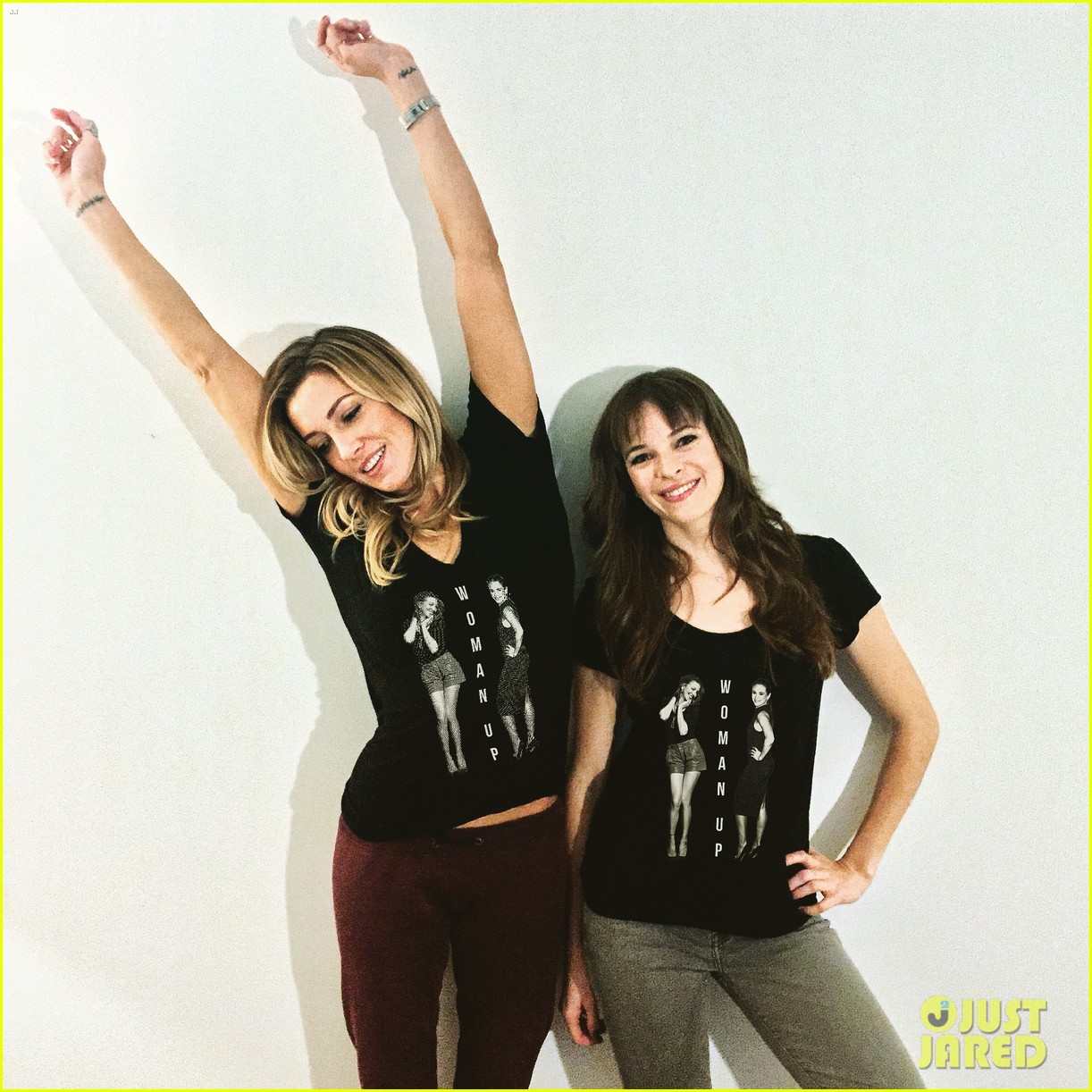 katie cassidy danielle panabaker join forces for woman up 03