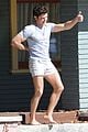 zac efron wears short shorts while filming neighbors 2 12