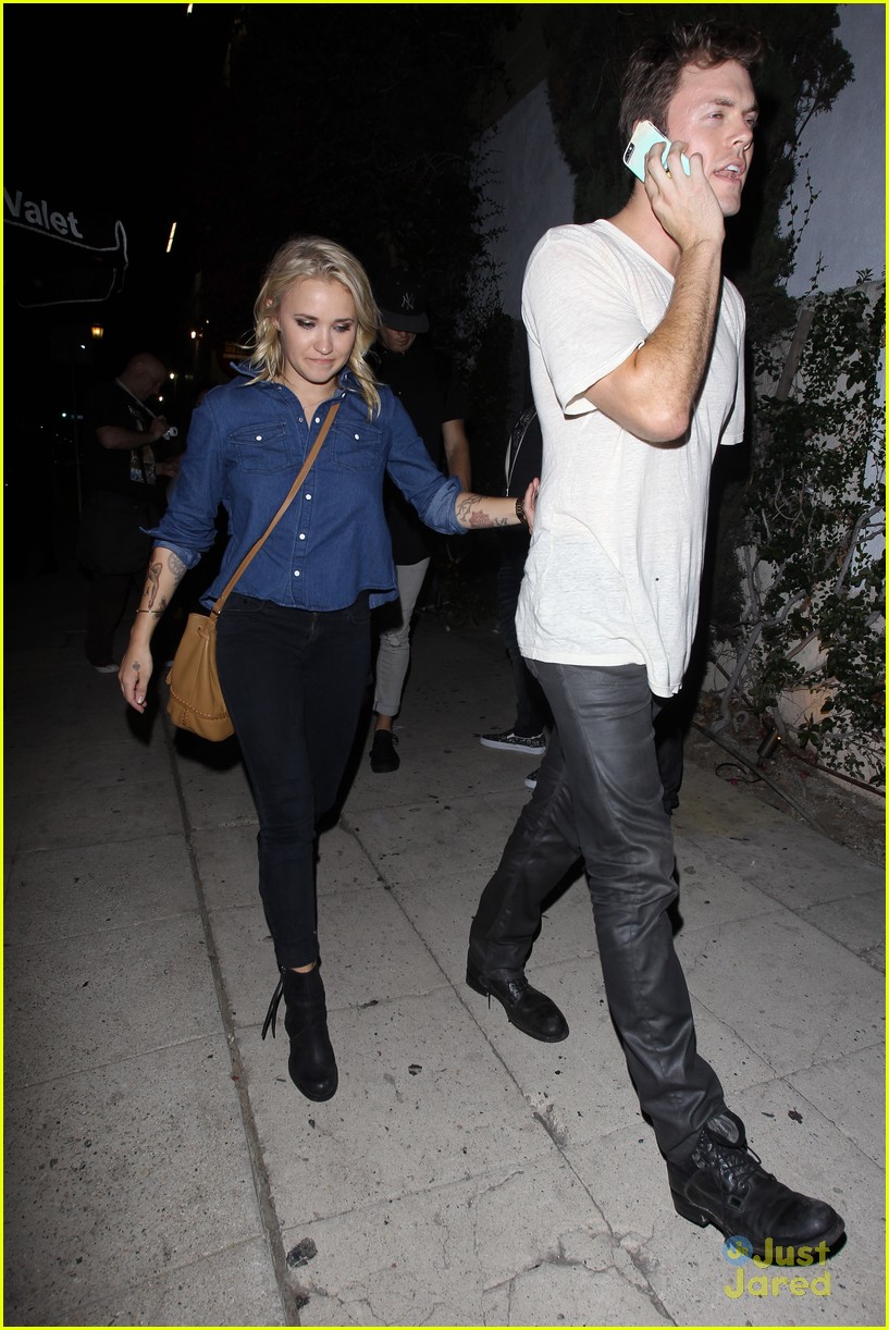 emily osment blake cooper griffin dinner date yh winter premiere 02