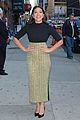 gina rodriguez stephen colbert nyc appearance 03