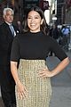 gina rodriguez stephen colbert nyc appearance 04