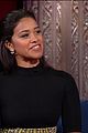 gina rodriguez stephen colbert nyc appearance 06