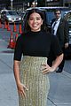 gina rodriguez stephen colbert nyc appearance 11