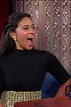 gina rodriguez stephen colbert nyc appearance 14