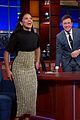 gina rodriguez stephen colbert nyc appearance 22