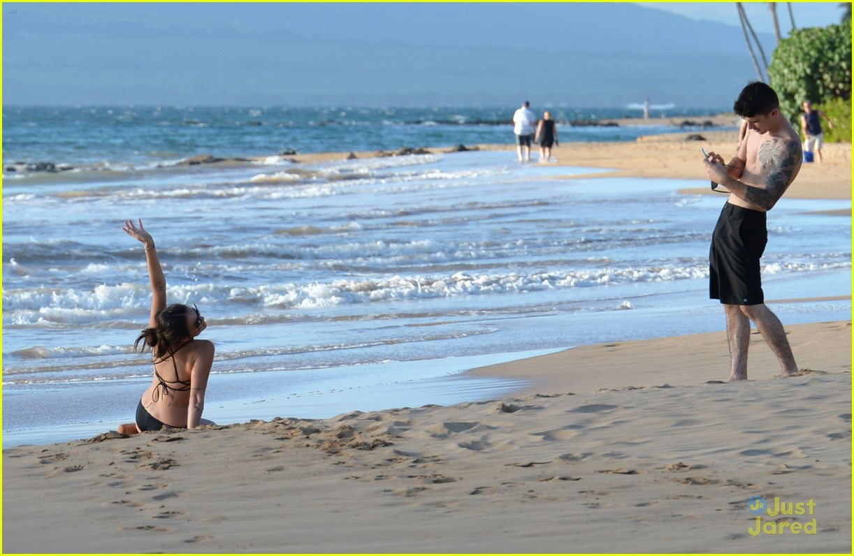 janel parrish justin maui vacation bikini pics 08