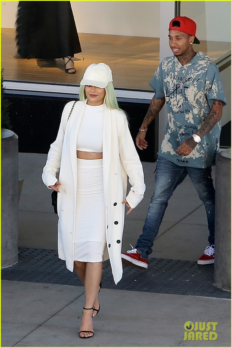 kylie jenner wears two midriff baring outfits in one day 24
