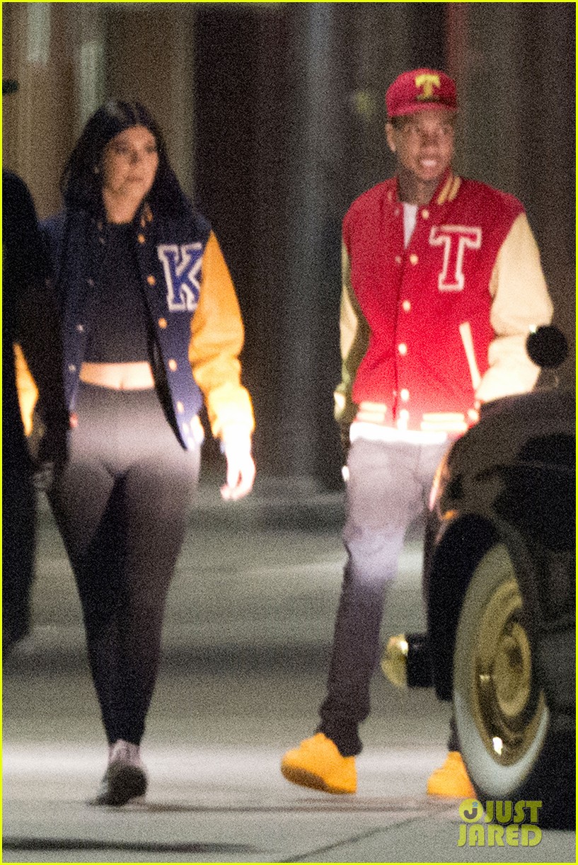 kylie jenner works on a music video with tyga 01