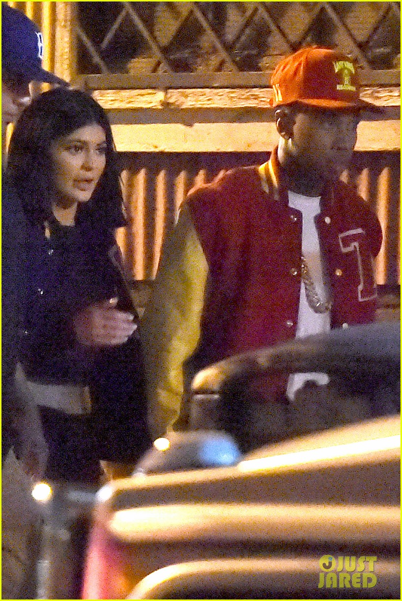 kylie jenner works on a music video with tyga 02