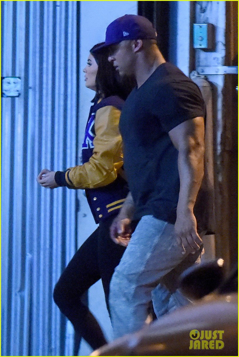 kylie jenner works on a music video with tyga 07