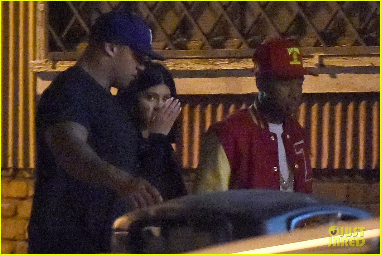 kylie jenner works on a music video with tyga 20