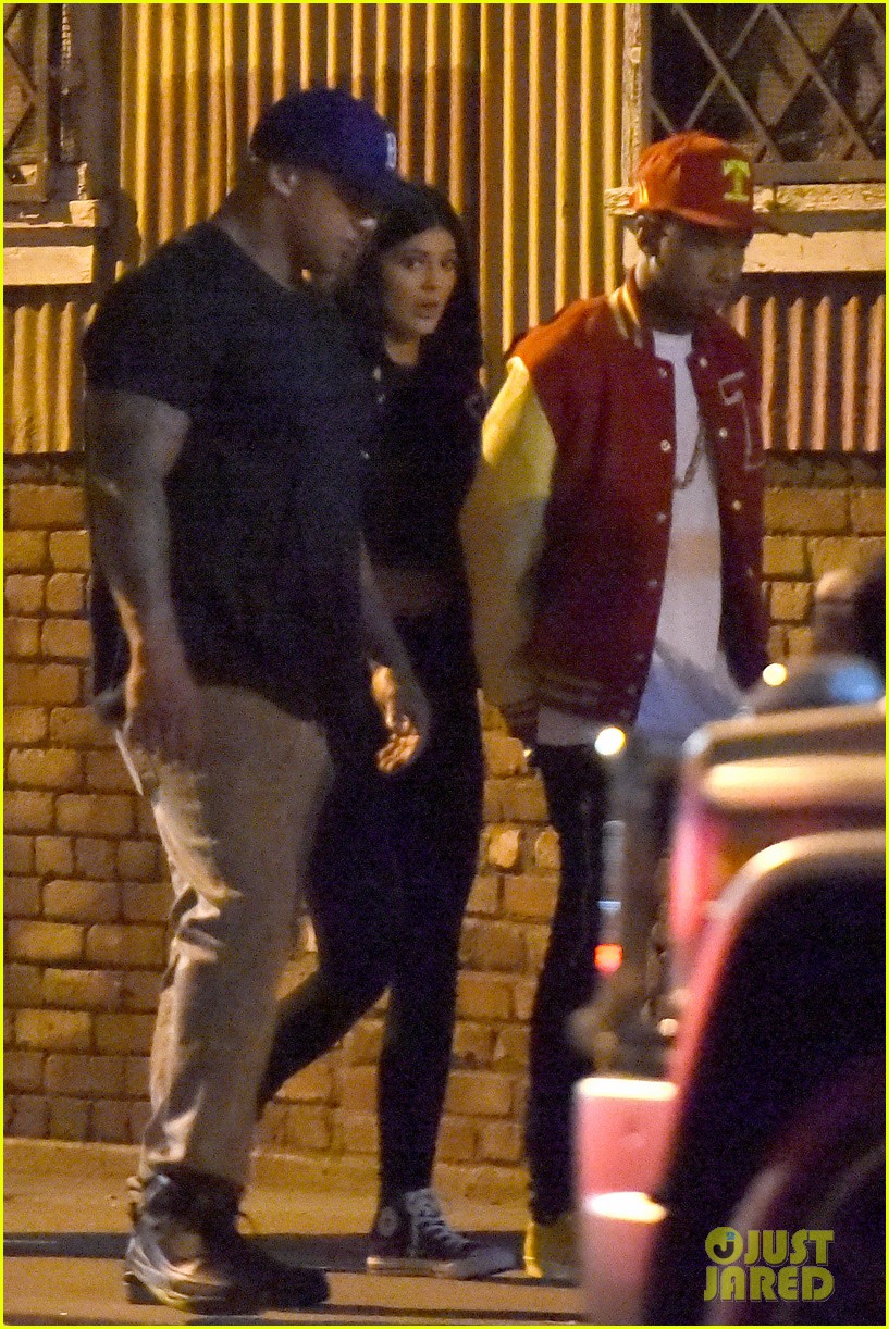 kylie jenner works on a music video with tyga 22