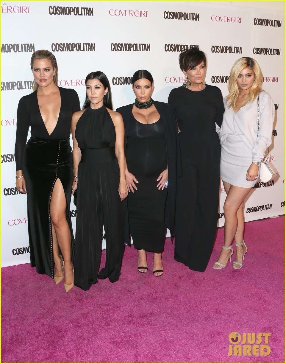 kardashian jenner sisters cosmo party 38