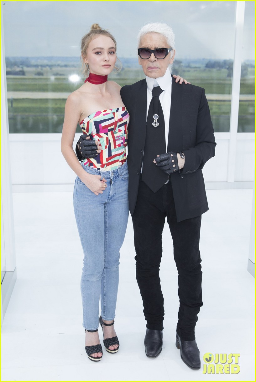 Johnny Depp's Daughter Lily-Rose At Chanel Show: Photos