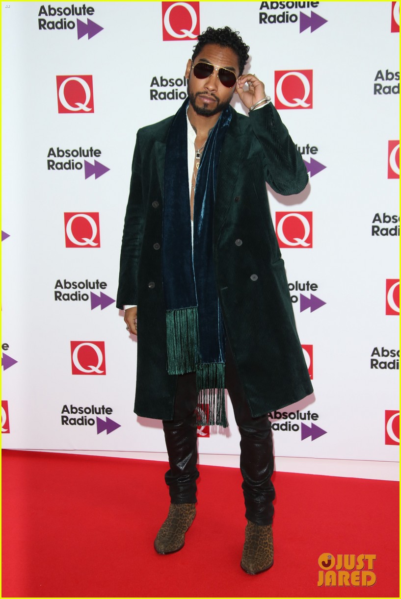 charli xcx miguel more hit the red carpet q awards 04