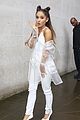 ariana grande white suit bbc equality dj interview 09