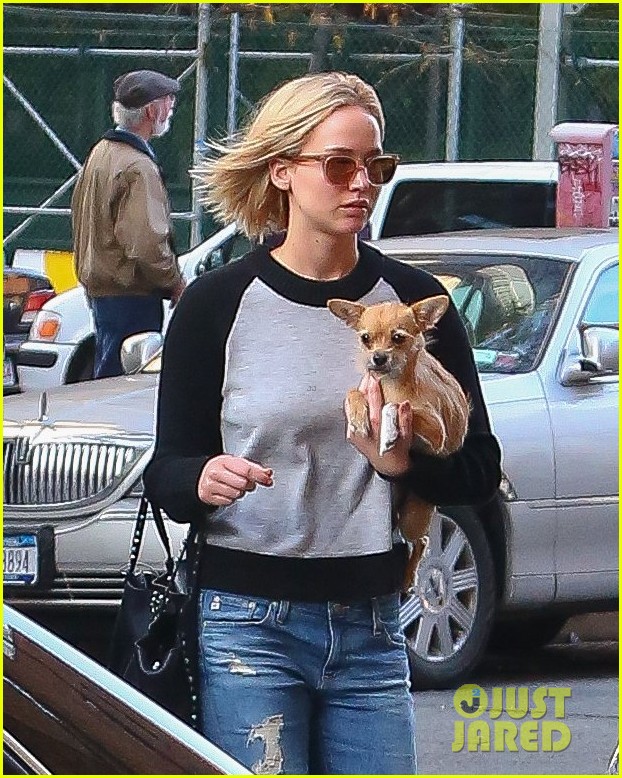 jennifer lawrence takes a post thanksgiving stroll with pippi 04
