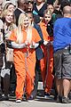 scream queens arrest orange suits lea michele eye patch 02