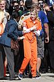 scream queens arrest orange suits lea michele eye patch 10