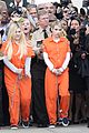 scream queens arrest orange suits lea michele eye patch 13