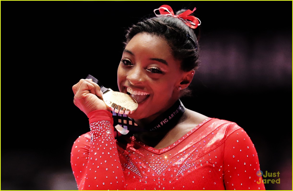 simone biles shatters records wins 10 gold medals 10