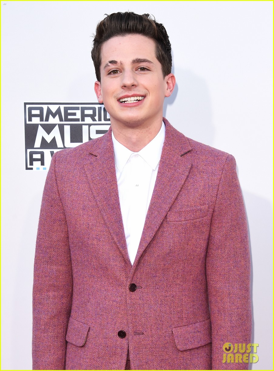 meghan trainor charlie puth make out american music awards 2015 06