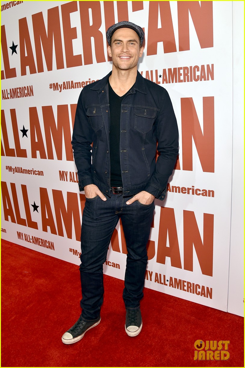 finn wittrock gets support from ahs co stars at my all american premiere 23
