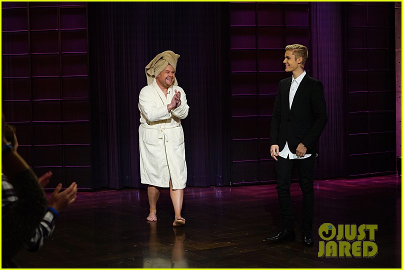 justin bieber subs in for james corden on late late show 06