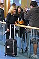 eliza taylor danielle panabaker leave vancouver for home 04